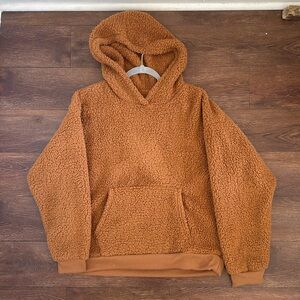 AE Brown Fuzzy Hoodie
